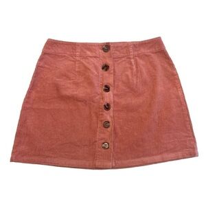 Orange Kiss - Couture Y2K Rust Mini Skirt